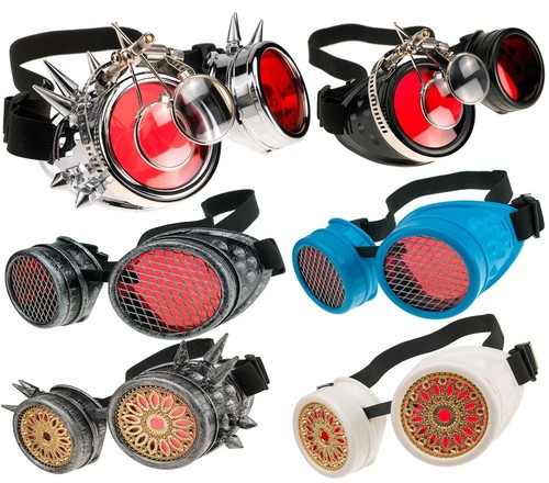 Welding cyber goggles - welding, goth