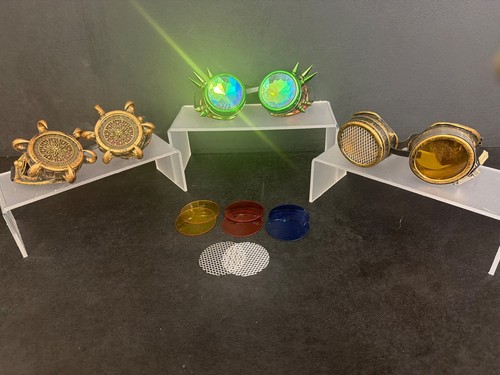 Steampunk goggles set with - goggles,