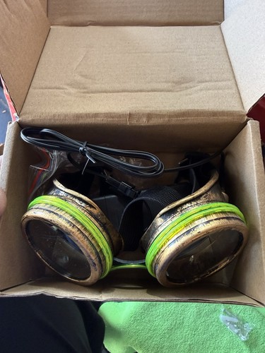 Led steampunk goggles - led,