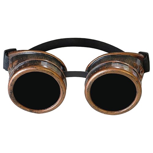 Bronze steampunk goggles with - goggles,