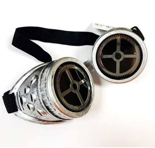 Steampunk goggles silver - steampunk,