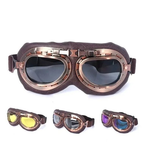 Retro motorcycle goggles - retro,