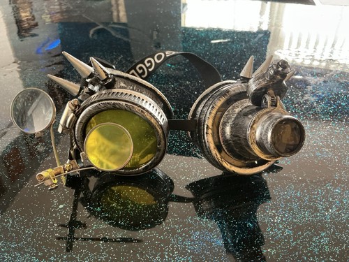 Steampunk halloween goggles - steampunk,