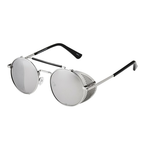 Silver mirrored steampunk - mirrored,