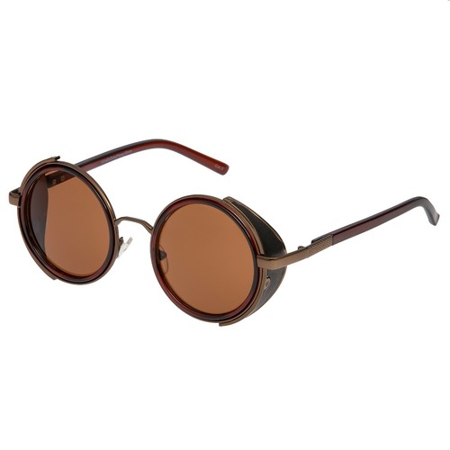 Brown steampunk glasses cyber - steampunk,