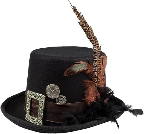 Steampunk fancy dress - dress, hat