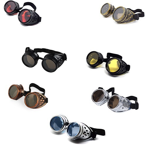 Steampunk goggles silver - steampunk,