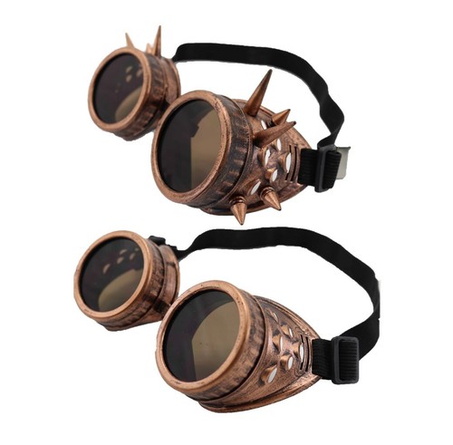 Steampunk bronze goggles retro - goggles,