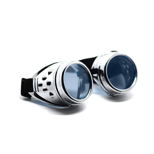 Steampunk goggles silver - steampunk, with
