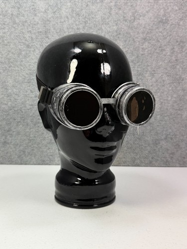 Kbw steampunk goggles silver - goggles,