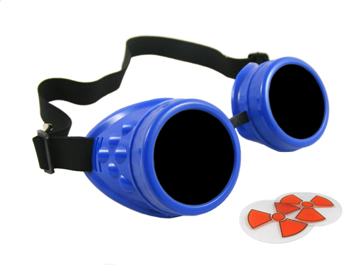 Royal blue cyber goggles - royal,
