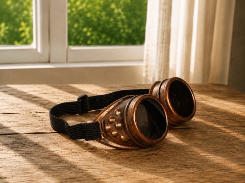 Steampunk round costume - round,